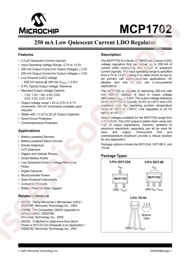 MCP1702T-5002E/MB