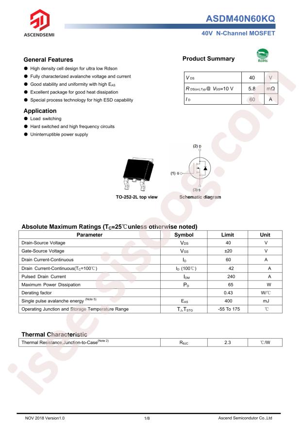 ASDM40N60KQ-R
