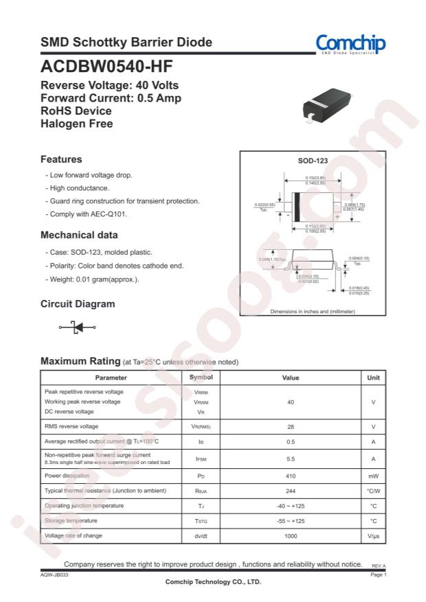 ACDBW0540-HF