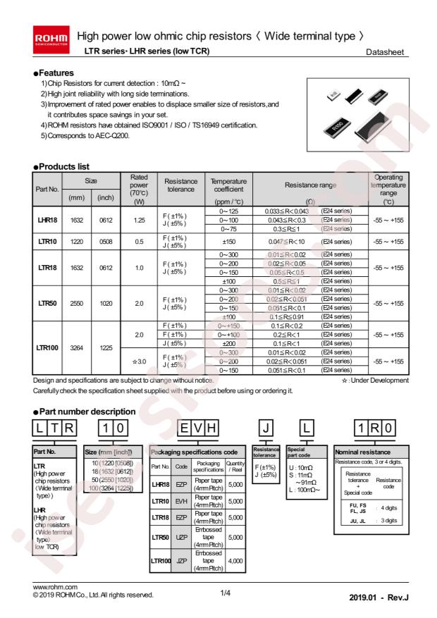 LTR18EZPFLR100