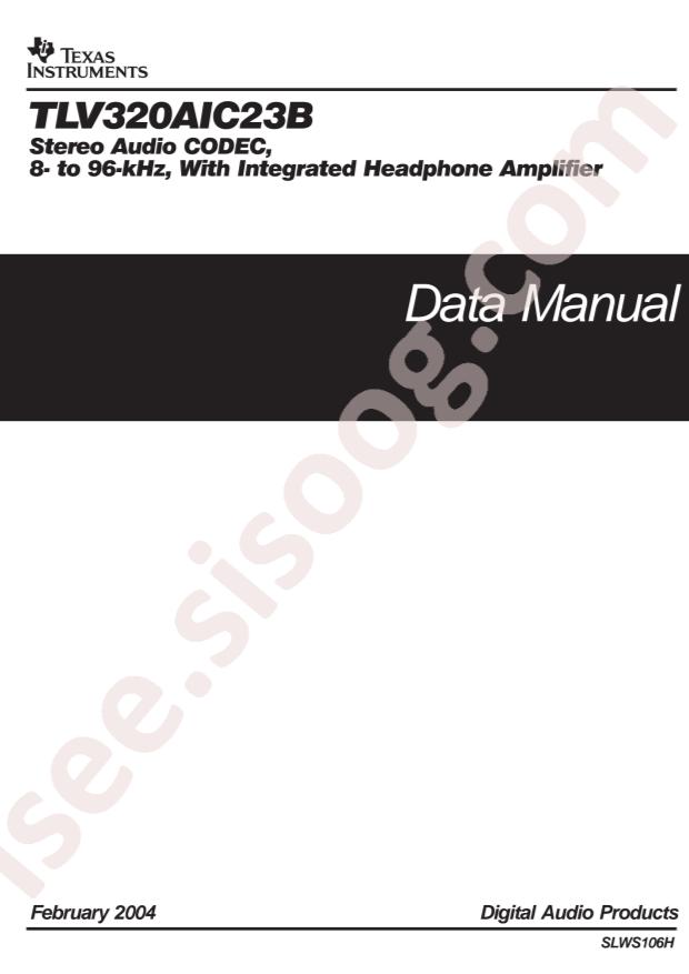 TLV320AIC23BRHDR