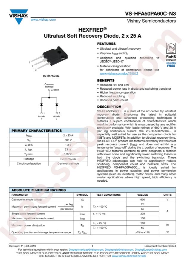 VS-HFA50PA60C-N3