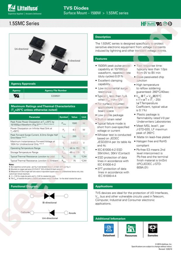 1.5SMC15A