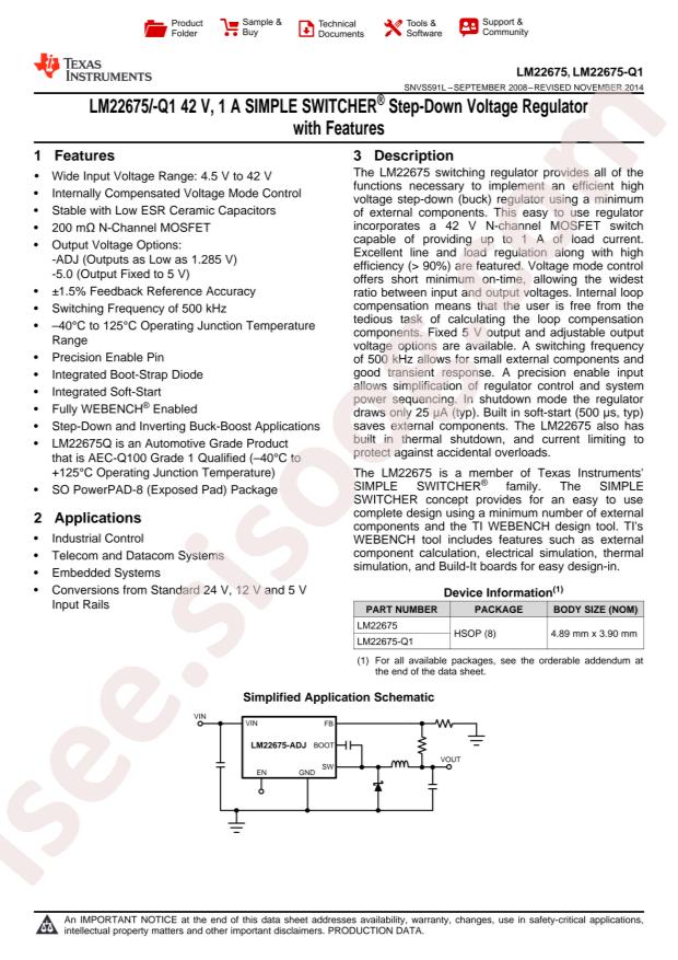 LM22675MRX-5.0/NOPB