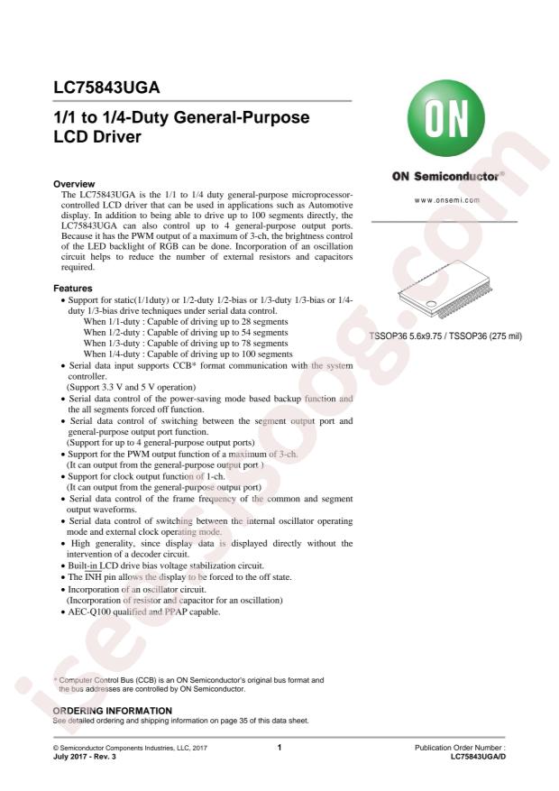 LC75843UGA-AH