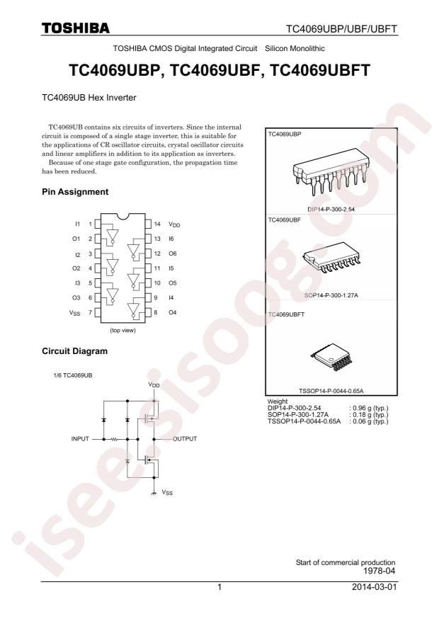 TC4069UBF(EL,N,F)