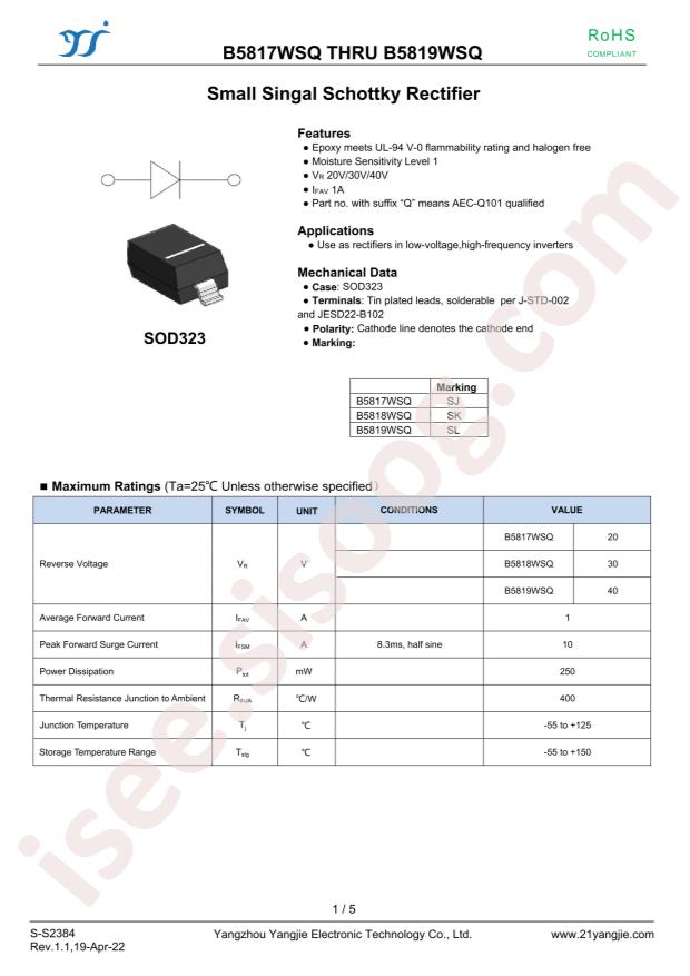 B5819WSQ