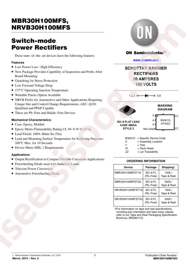 NRVB30H100MFST1G