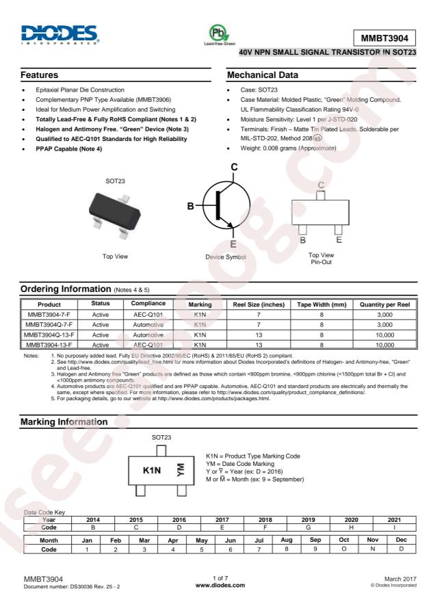 MMBT3904-7-F