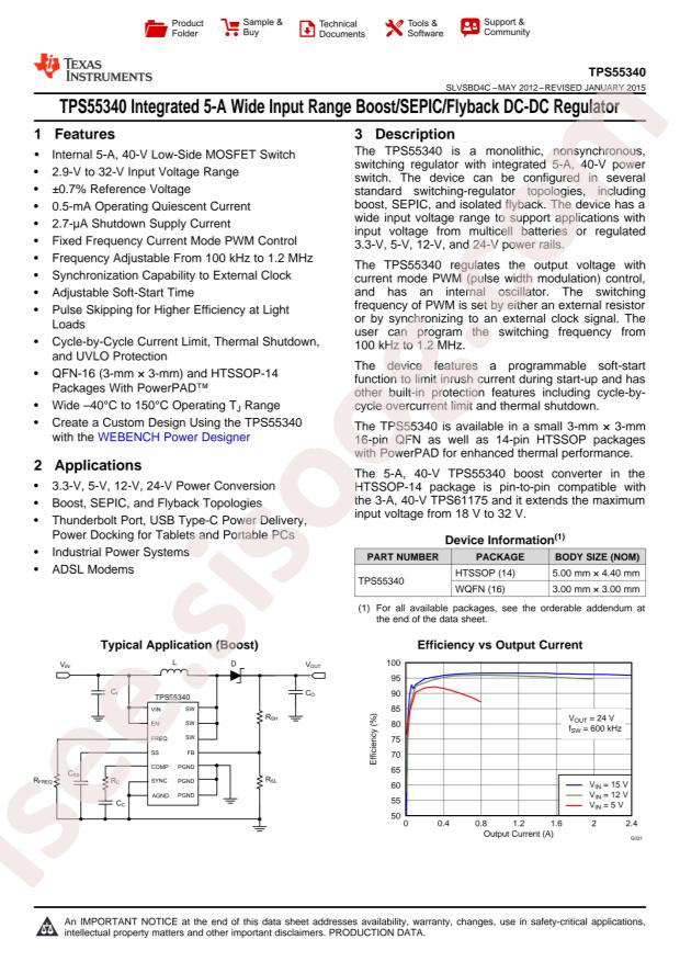 TPS55340RTER