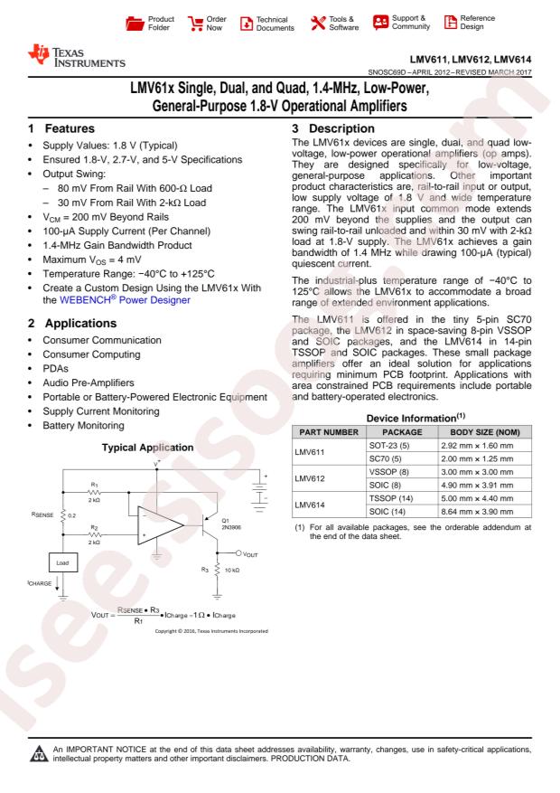 LMV612MMX/NOPB