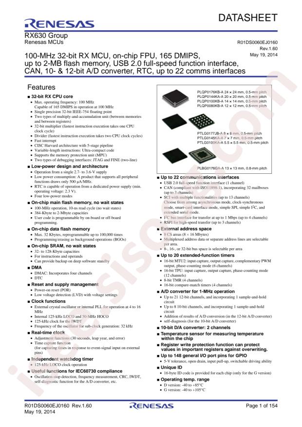 R5F5630ECDLK#U0