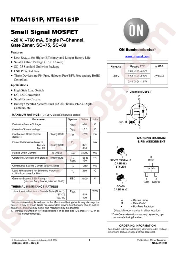 NTA4151PT1G