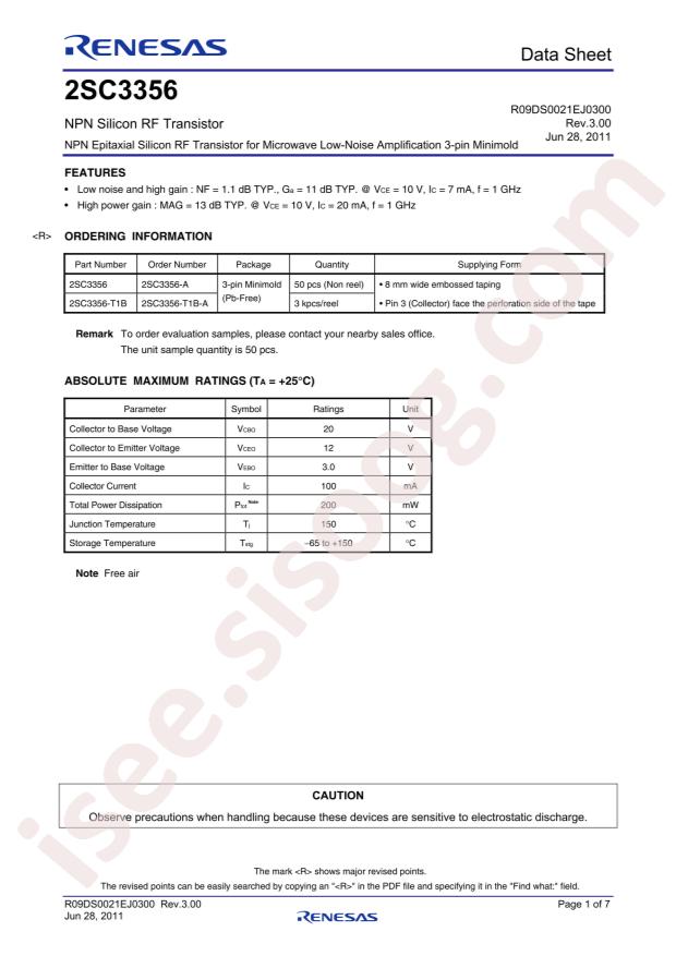 2SC3356-T1B-A/AS