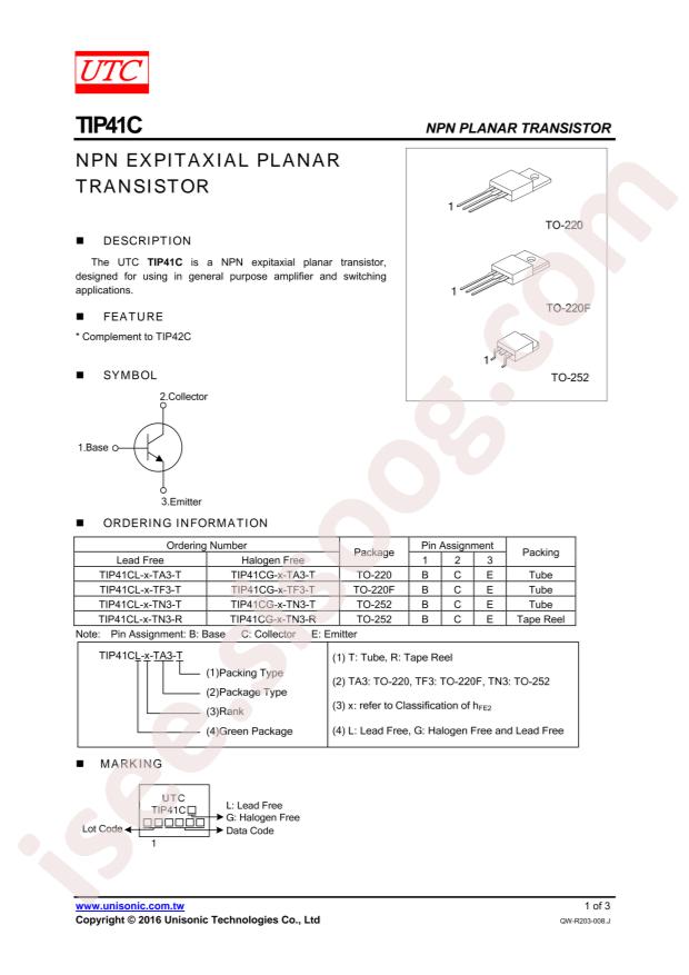TIP41CL-C-TA3-T