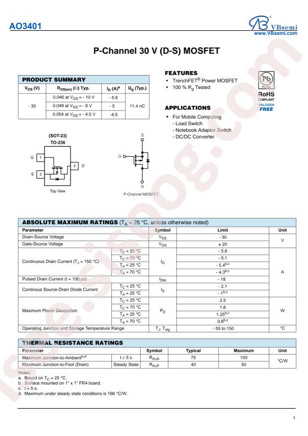 AO3401-VB