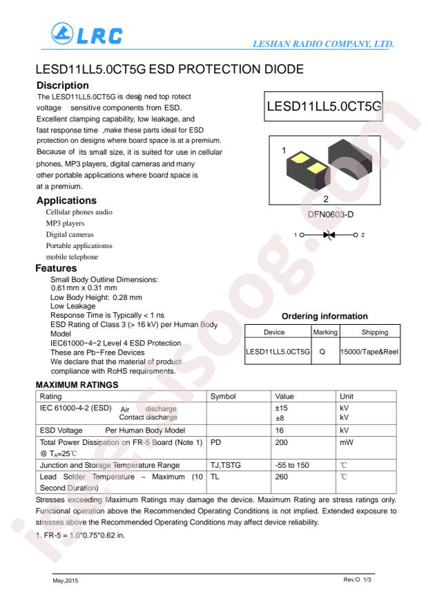 LESD11LL5.0CT5G