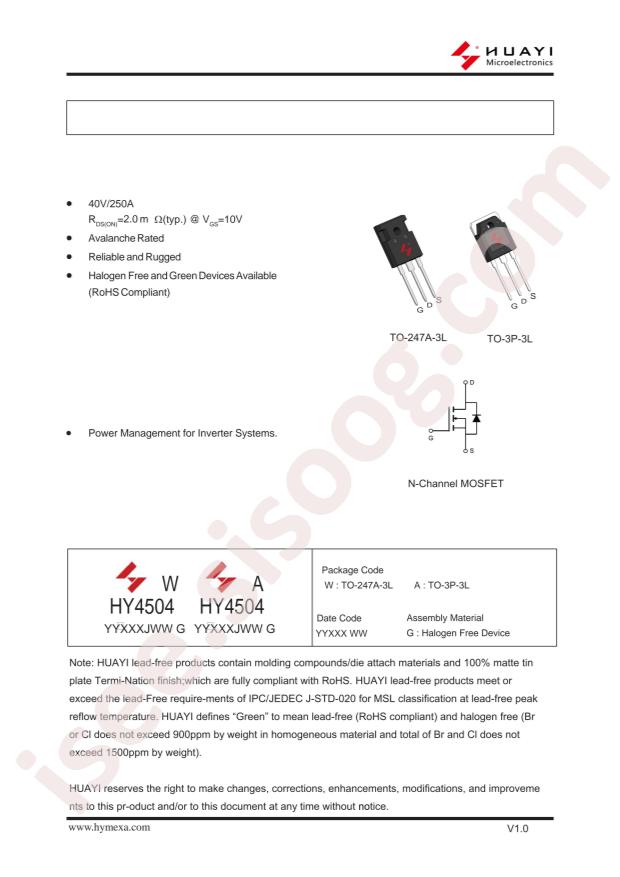 HY4504W