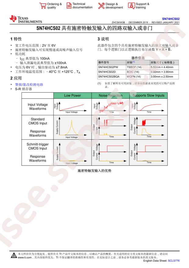 SN74HCS02DR