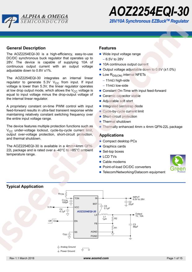 AOZ2254EQI-30