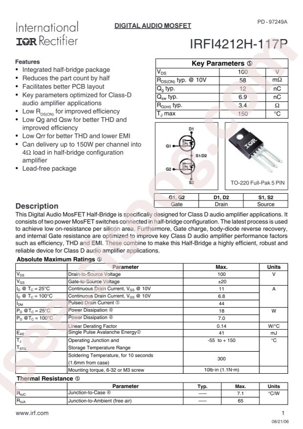 IRFI4212H-117P