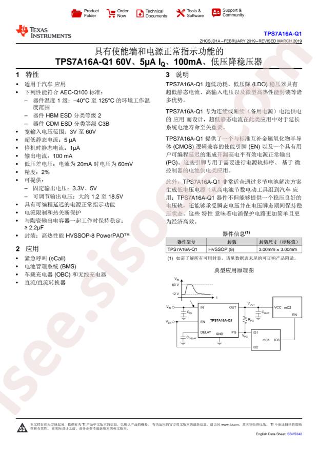 TPS7A1601AQDGNRQ1