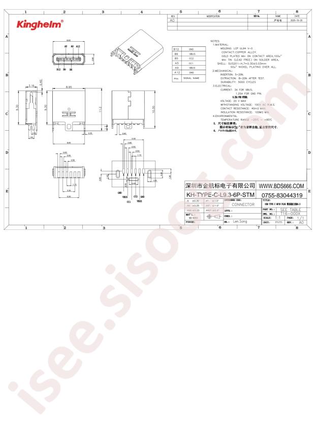 KH-TYPE-C-L9.3-6P-STM