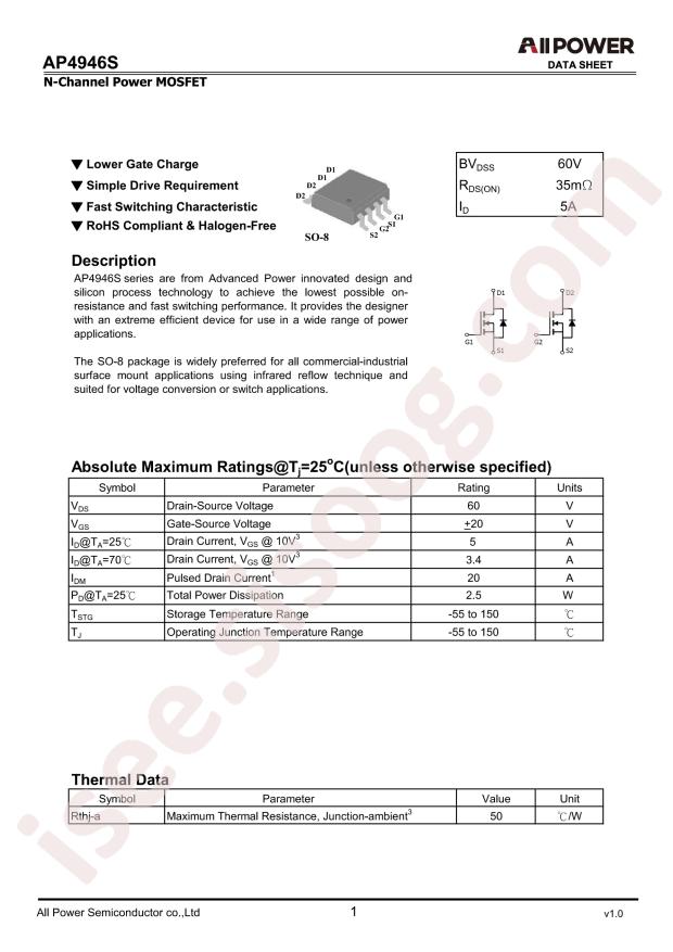 ALLPOWER AP4946S