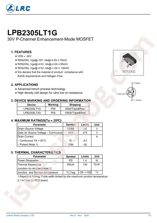 LPB2305LT1G