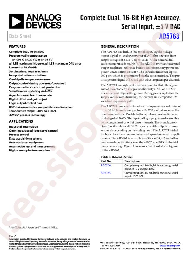 AD5763CSUZ-REEL7