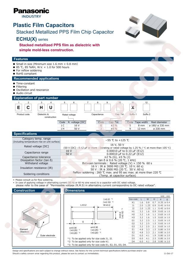 ECHU1H104GX9