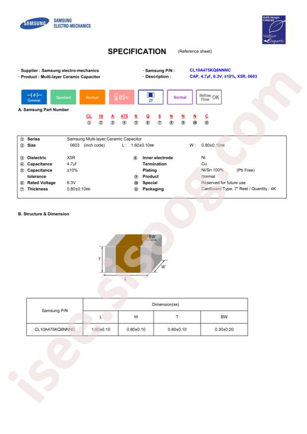 CL10A475KQ8NNNC