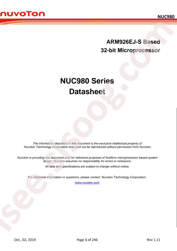 NUC980DK61YC