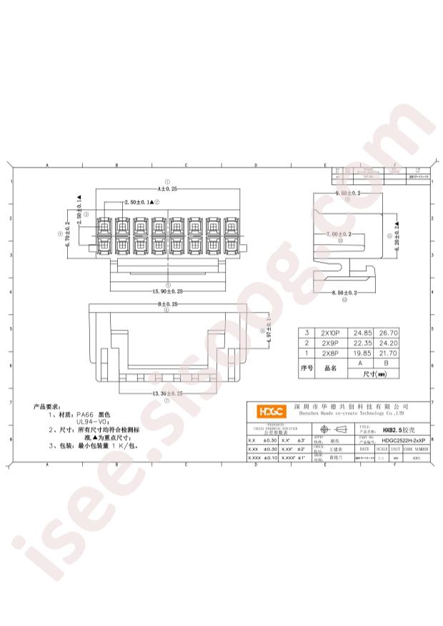 HDGC2522H-2X10P