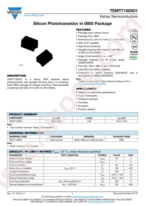 TEMT7100X01