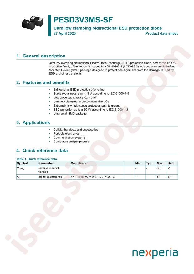 PESD3V3MS-SFYL