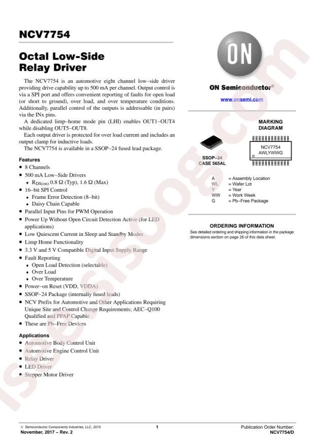 NCV7754DPR2G