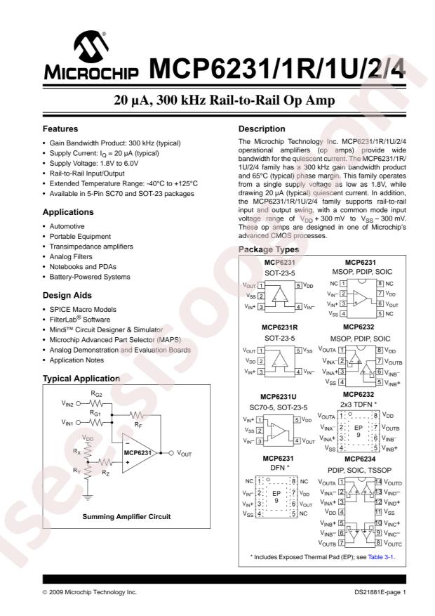 MCP6234T-E/ST