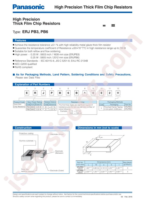 ERJPB3B1001V