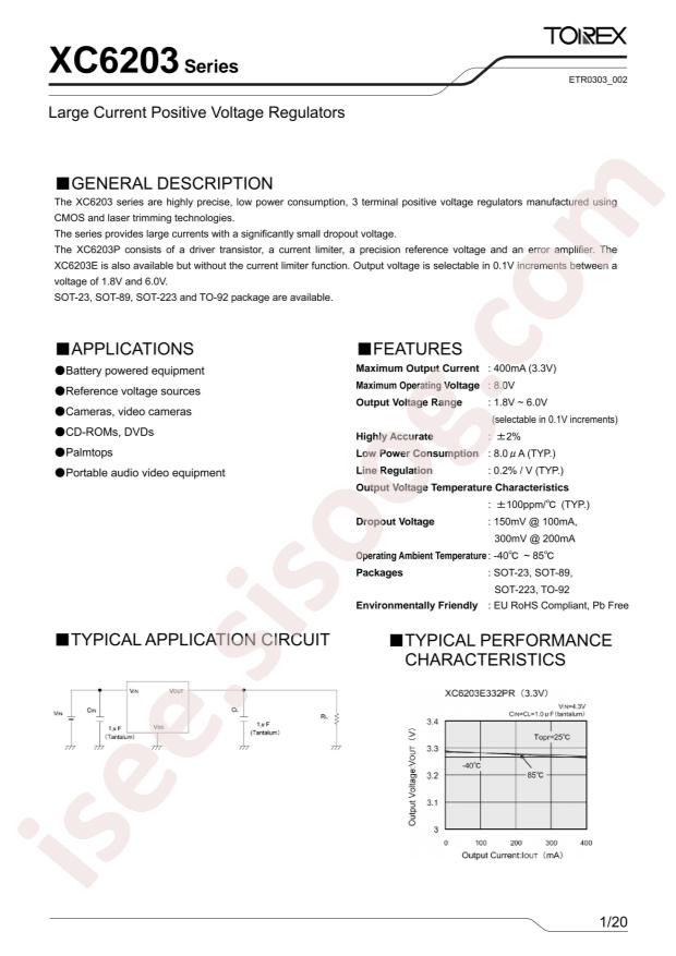 XC6203E332PR-G