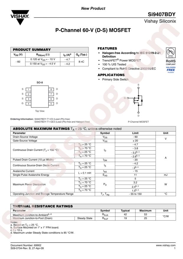 SI9407BDY-T1-GE3