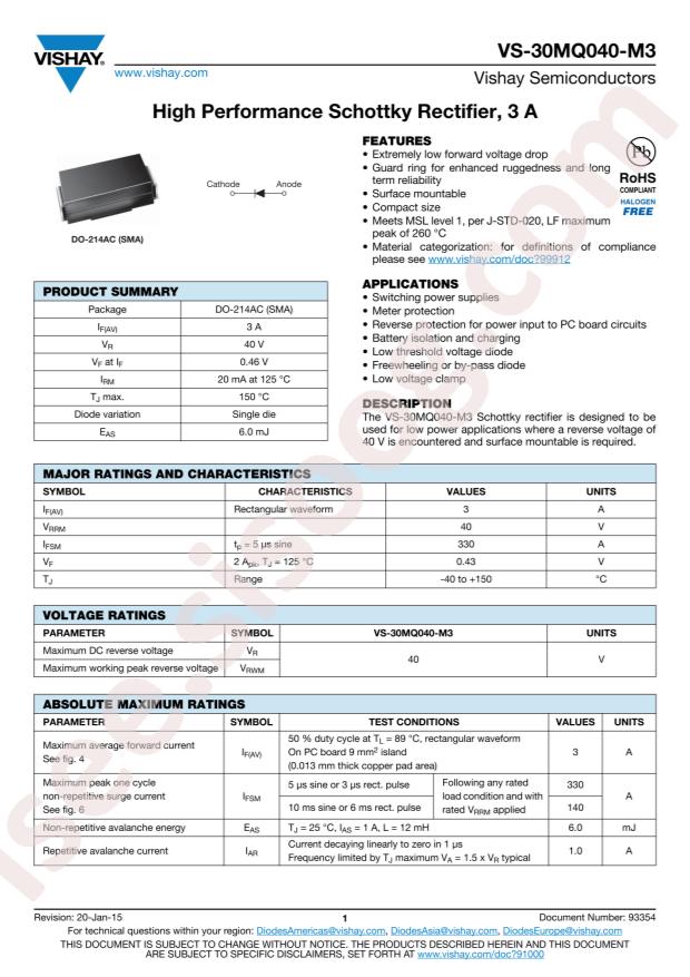 VS-30MQ040-M3/5AT