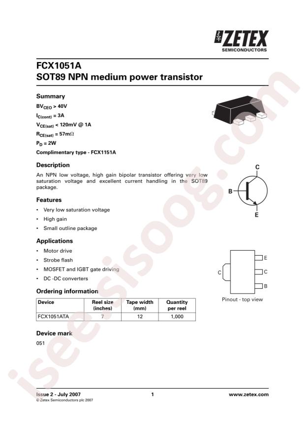 FCX1051ATA