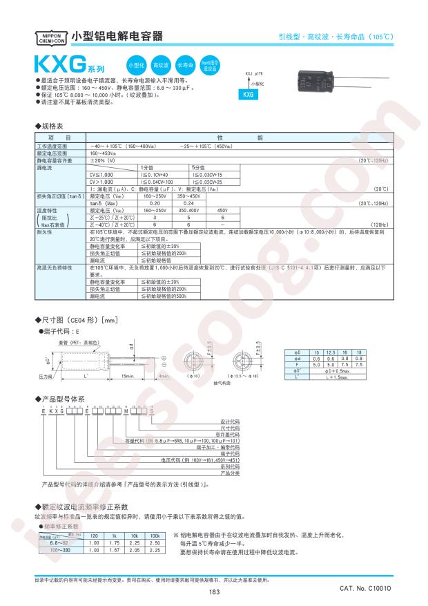 EKXG401ELL330MK25S