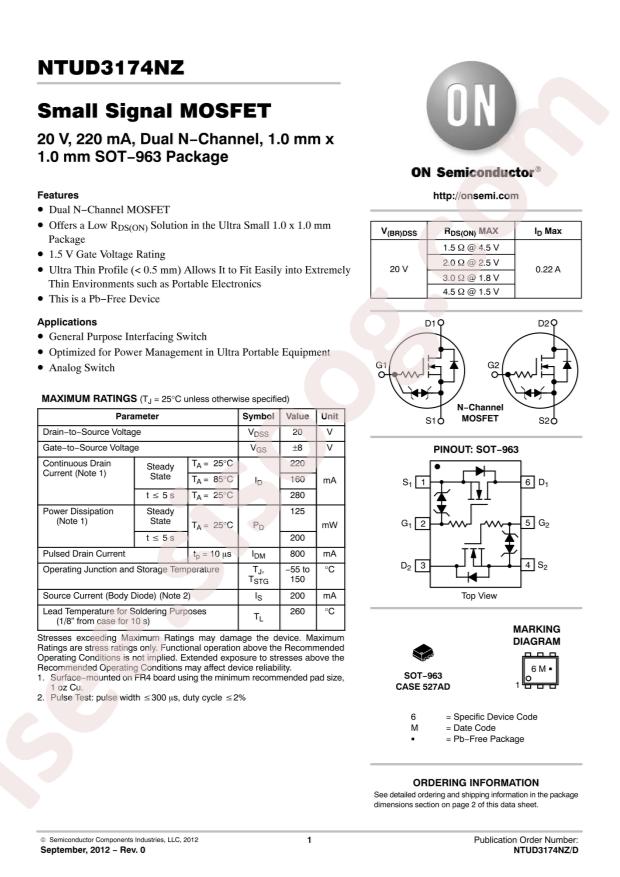 NTUD3174NZT5G