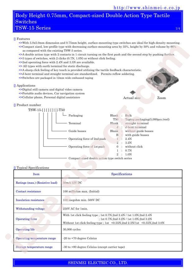 TSW-15-01J-T50