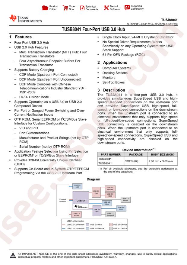 TUSB8041RGCR