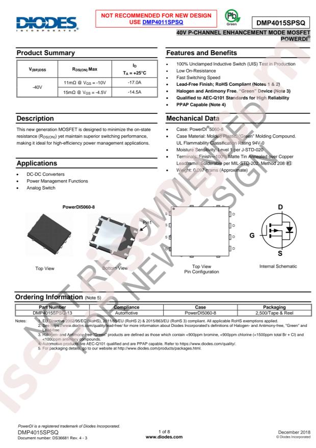 DMP4015SPSQ-13