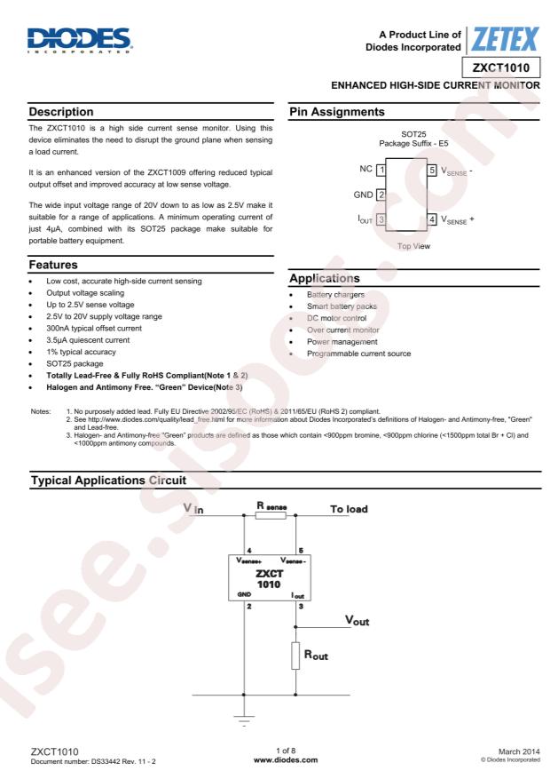 ZXCT1010E5TA