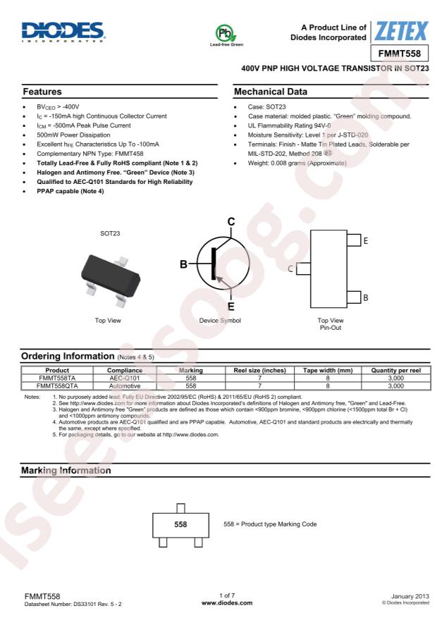 FMMT558TA